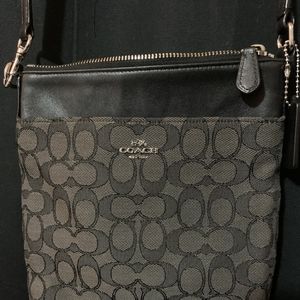Black Coach Crossbody Purse